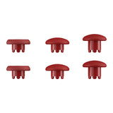 eXtremeRate Carmine Red Replacement Swappable Thumbsticks for PS5 Edge Controller, Custom Interchangeable Analog Stick Joystick Caps for PS5 Edge Controller - Controller & Thumbsticks Base NOT Included - P5J105