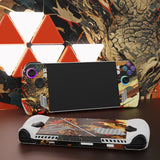 PlayVital Dragon's Fury Custom Stickers Vinyl Wraps Protective Skin Decal for ROG Ally Handheld Gaming Console - RGTM033
