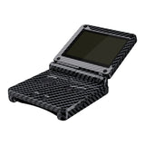eXtremeRate IPS Ready Upgraded Graphite Carbon Fiber Custom Replacement Housing Shell for Gameboy Advance SP GBA SP – Compatible with Both IPS & Standard LCD – Console & Screen NOT Included - ASPS2002