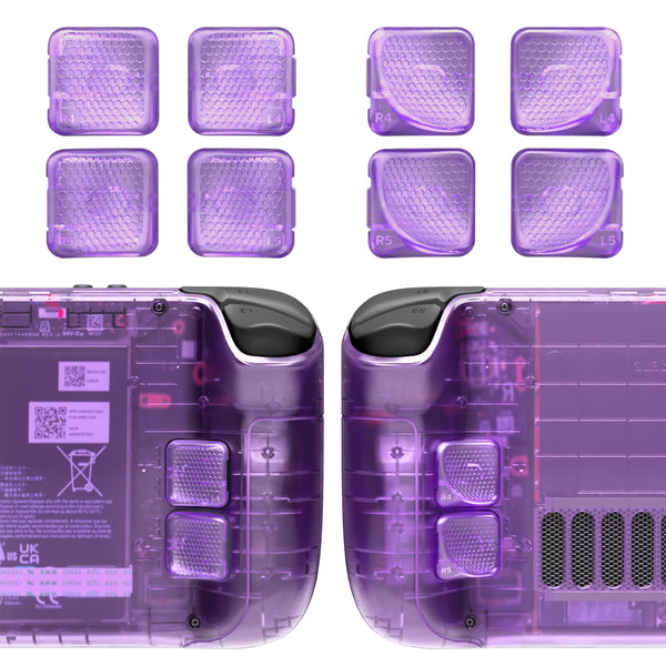 eXtremeRate Interchangeable Back Buttons Bottom Shell for Steam Deck L ...