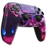 eXtremeRate LUNA Redesigned Surreal Lava Front Shell Touchpad Compatible with ps5 Controller BDM-010/020/030/040, DIY Replacement Housing Custom Touch Pad Cover Compatible with ps5 Controller - GHPFT013