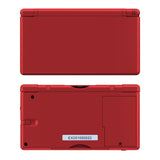 eXtremeRate Scarlet Red Replacement Full Housing Shell for Nintendo DS Lite, Custom Handheld Console Case Cover with Buttons, Screen Lens for Nintendo DS Lite NDSL - Console NOT Included - DSLP3004