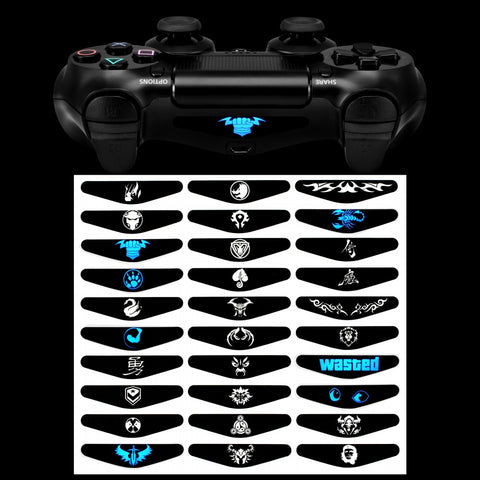 eXtremeRate Light Bar Sticker Decal For PS4 Controller （30 pcs） - GCLS0005