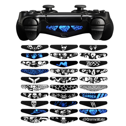eXtremeRate For PS4 Light Bar Decal (30 pcs) - GCLS0010