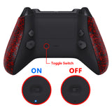 eXtremeRate Textured Red HOPE Remappable Remap Kit for Xbox Series X / S Controller, Upgrade Boards & Redesigned Back Shell & Side Rails & Back Buttons for Xbox Core Controller - Controller NOT Included - RX3P3043