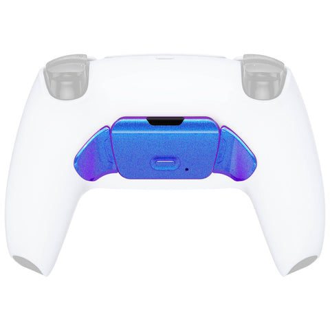 eXtremeRate Chameleon Purple Blue Replacement Redesigned K1 K2 Back Button Housing Shell for PS5 Controller eXtremerate RISE Remap Kit - Controller & RISE Remap Board NOT Included - WPFP3001