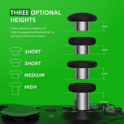 7-in-1 Magnetic Thumbstick Set For Xbox Elite Series 2 & Core Controller - Interchangeable Joysticks With Tool-951084
