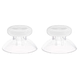 eXtremeRate Clear Replacement Thumbsticks for Xbox Series X/S Controller, for Xbox One Standard Controller Analog Stick, Custom Joystick for Xbox One X/S, for Xbox One Elite Controller - JX3408