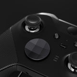 eXtremeRate 2 pcs Metalic Black Magnetic Stainless Steel D-Pads for Xbox One Elite & Xbox One Elite Series 2 Controller - IL401