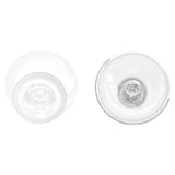 eXtremeRate Clear Replacement Thumbsticks for Xbox Series X/S Controller, for Xbox One Standard Controller Analog Stick, Custom Joystick for Xbox One X/S, for Xbox One Elite Controller - JX3408