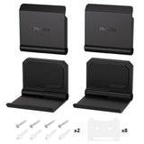 PlayVital 4 Set FOLD Controller Wall Mount for ps5/4, Gaming  Headset Stand,  Foldable Wall Stand for Xbox Series X/S, Switch  Pro, Wall  Holder for Xbox Wireless  Headset, for  Pulse  3D Headset - Black - DMYPFM002