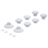 eXtremeRate EDGE Sticks Interchangeable Thumbsticks for Xbox Core Controller, Robot White Swappable Analog Stick Joystick for Xbox One S/X, Xbox Elite V1 Controller, for Nintendo Switch Pro Controller - AGLX3M002