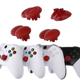 eXtremeRate EDGE Sticks Interchangeable Thumbsticks for Xbox Core Controller, Carmine Red Swappable Analog Stick Joystick for Xbox One S/X, Xbox Elite V1 Controller, for Nintendo Switch Pro Controller - AGLX3M004