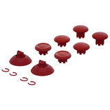eXtremeRate EDGE Sticks Interchangeable Thumbsticks for Xbox Core Controller, Carmine Red Swappable Analog Stick Joystick for Xbox One S/X, Xbox Elite V1 Controller, for Nintendo Switch Pro Controller - AGLX3M004