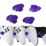 eXtremeRate EDGE Sticks Interchangeable Thumbsticks for Xbox Core Controller, Purple Swappable Analog Stick Joystick for Xbox One S/X, Xbox Elite V1 Controller, for Nintendo Switch Pro Controller - AGLX3M005