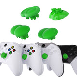 eXtremeRate EDGE Sticks Interchangeable Thumbsticks for Xbox Core Controller, Green Swappable Analog Stick Joystick for Xbox One S/X, Xbox Elite V1 Controller, for Nintendo Switch Pro Controller - AGLX3M010