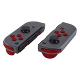 eXtremeRate Soft Touch Red Replacement ABXY Direction Keys SR SL L R ZR ZL Trigger Buttons Springs, Full Set Buttons Repair Kits with Tools for NS Switch JoyCon & OLED JoyCon - JoyCon Shell NOT Included- AJ202
