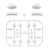 eXtremeRate White Replacement ABXY Direction Keys SR SL L R ZR ZL Trigger Buttons Springs, Full Set Buttons Repair Kits with Tools for NS Switch JoyCon & OLED JoyCon - JoyCon Shell NOT Included- AJ203