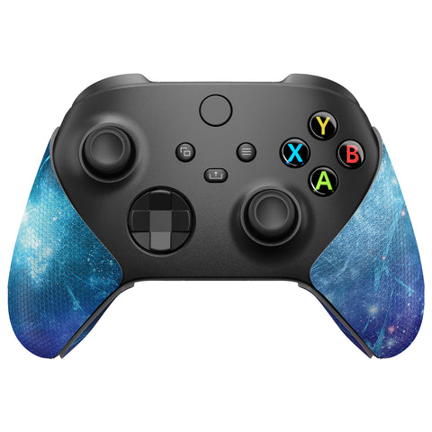 PlayVital Blue Nebula Anti-Skid Sweat-Absorbent Controller Grip for Xbox Series X/S Controller, Professional Textured Soft Rubber Pads Handle Grips for Xbox Series X/S Controller - X3PJ040