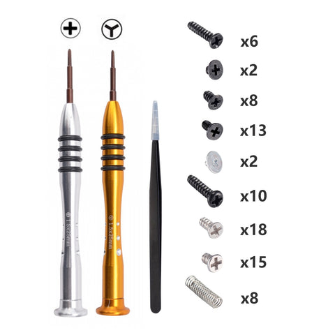 eXtremeRate Assemble Disassemble Tools Set with Screwdrivers Screws for NS Switch Console Joy Con - NSAR0035GC