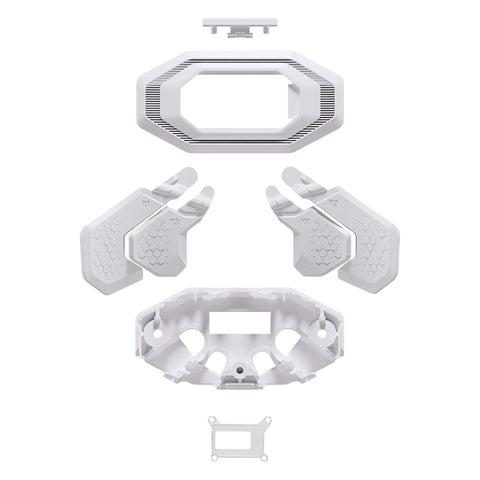 eXtremeRate Replacement K1 K2 K3 K4 Back Paddles for eXtremeRate BEYOND Back Paddles Kit, Compatible with PS5 Edge Controller - White - BGKEGM003WS