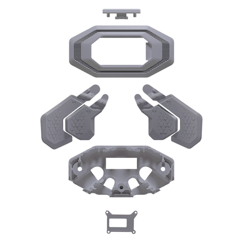 eXtremeRate Replacement K1 K2 K3 K4 Back Paddles for eXtremeRate BEYOND Back Paddles Kit, Compatible with PS5 Edge Controller - New Hope Gray - BGKEGM004WS