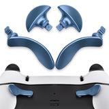 eXtremeRate Back Paddles for PS5 Edge Controller, Metallic Neptune Blue Replacement Interchangeable 4PCS Metal Back Buttons for PS5 Edge Controller - Controller NOT Included - BHPFD001