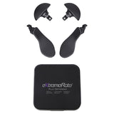 eXtremeRate Back Paddles for PS5 Edge Controller, Metallic Black Replacement Interchangeable 4PCS Metal Back Buttons for PS5 Edge Controller - Controller NOT Included - BHPFD004