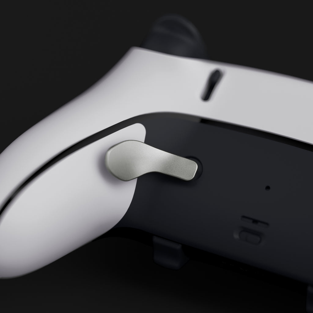 eXtremeRate Back Paddles for PS5 Edge Controller, Metallic Silver Repl