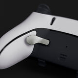 eXtremeRate Back Paddles for PS5 Edge Controller, Metallic Silver Replacement Interchangeable 4PCS Metal Back Buttons for PS5 Edge Controller - Controller NOT Included - BHPFM001