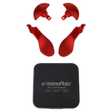 eXtremeRate Back Paddles for PS5 Edge Controller, Metallic Scarlet Red Replacement Interchangeable 4PCS Metal Back Buttons for PS5 Edge Controller - Controller NOT Included - BHPFP001