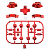 eXtremeRate Chrome Red D-pad ABXY Keys SR SL L R ZR ZL Trigger Buttons Springs, Replacement Full Set Buttons Fix Kits for NS Switch Joycon & OLED JoyCon (D-pad ONLY Fits for eXtremeRate Joycon D-pad Shell)-BZD403