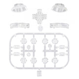 eXtremeRate Transparent Clear D-pad ABXY Keys SR SL L R ZR ZL Trigger Buttons Springs, Replacement Full Set Buttons Fix Kits for NS Switch Joycon & OLED JoyCon (D-pad ONLY Fits for eXtremeRate Joycon D-pad Shell) - BZM501