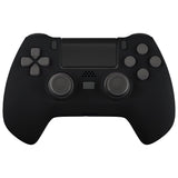 eXtremeRate Black DECADE Tournament Controller (DTC) Upgrade Kit for PS4 Controller JDM-040/050/055, Upgrade Board & Ergonomic Shell & Back Buttons & Trigger Stops - Controller NOT Included - P4MG002