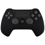 eXtremeRate Black DECADE Tournament Controller (DTC) Upgrade Kit for PS4 Controller JDM-040/050/055, Upgrade Board & Ergonomic Shell & Back Buttons & Trigger Stops - Controller NOT Included - P4MG002