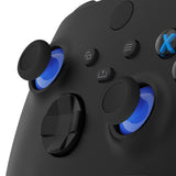 eXtremeRate Blue & Black Replacement Thumbsticks for Xbox Series X/S Controller, for Xbox One Standard Controller Analog Stick, Custom Joystick for Xbox One X/S, for Xbox One Elite Controller - JX3433