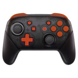 eXtremeRate Orange Repair ABXY D-pad ZR ZL L R Keys for Nintendo Switch Pro Controller, DIY Replacement Full Set Buttons with Tools for Nintendo Switch Pro - Controller NOT Included - KRP303
