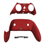 eXtremeRate Scarlet Red Top Bottom Decorative Trim Shell Compatible with ps5 Edge Controller DIY Replacement Front Back Clip Shell, Custom Plates Cover Compatible with ps5 Edge Controller - CXQEGP001
