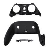 eXtremeRate Black Top Bottom Decorative Trim Shell Compatible with ps5 Edge Controller DIY Replacement Front Back Clip Shell, Custom Plates Cover Compatible with ps5 Edge Controller - CXQEGP006