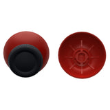 eXtremeRate Carmine Red & Black Dual-Color Replacement Thumbsticks for PS5 Controller, Custom Analog Stick Joystick Compatible with PS5, for PS4 All Model Controller - JPF633