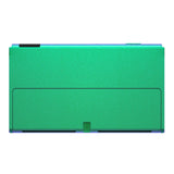 eXtremeRate Chameleon Green Purple Console Back Plate DIY Replacement Housing Shell Case with Metal Kickstand for Nintendo Switch OLED – Console and Joycon NOT Included - ZNSOP3002
