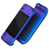 eXtremeRate Replacement Chameleon Purple Blue Full Set Shell with Buttons for Steam Deck Console - QESDP004