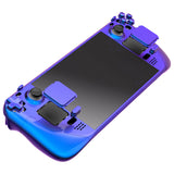 eXtremeRate Replacement Chameleon Purple Blue Full Set Shell with Buttons for Steam Deck Console - QESDP004