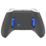 eXtremeRate Redesigned K1 K2 K3 K4 Back Buttons For eXtremerate VICTOR S/X Remap Kit, Compatible With Xbox One S/X & Xbox Series X/S Controller - Chameleon Purple Blue - JVX3P001