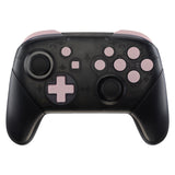 eXtremeRate Cherry Blossoms Pink Repair ABXY D-pad ZR ZL L R Keys for Nintendo Switch Pro Controller, DIY Replacement Full Set Keys with Tools for Nintendo Switch Pro - Controller NOT Included - KRP307
