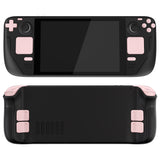 eXtremeRate Cherry Blossoms Pink Replacement Full Set Buttons for Steam Deck Console - JESDP007