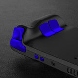 eXtremeRate Chrome Blue Replacement Full Set Buttons for Steam Deck Console - JESDD004