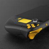 eXtremeRate Chrome Gold Replacement Full Set Buttons for Steam Deck Console - JESDD001