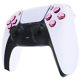 eXtremeRate Replacement D-pad R1 L1 R2 L2 Triggers Share Options Face Buttons, Chrome Pink Full Set Buttons Compatible with ps5 Controller BDM-030/040/050 - Controller NOT Included - JPF2007G3