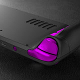 eXtremeRate Chrome Purple Replacement Full Set Buttons for Steam Deck Console - JESDD002
